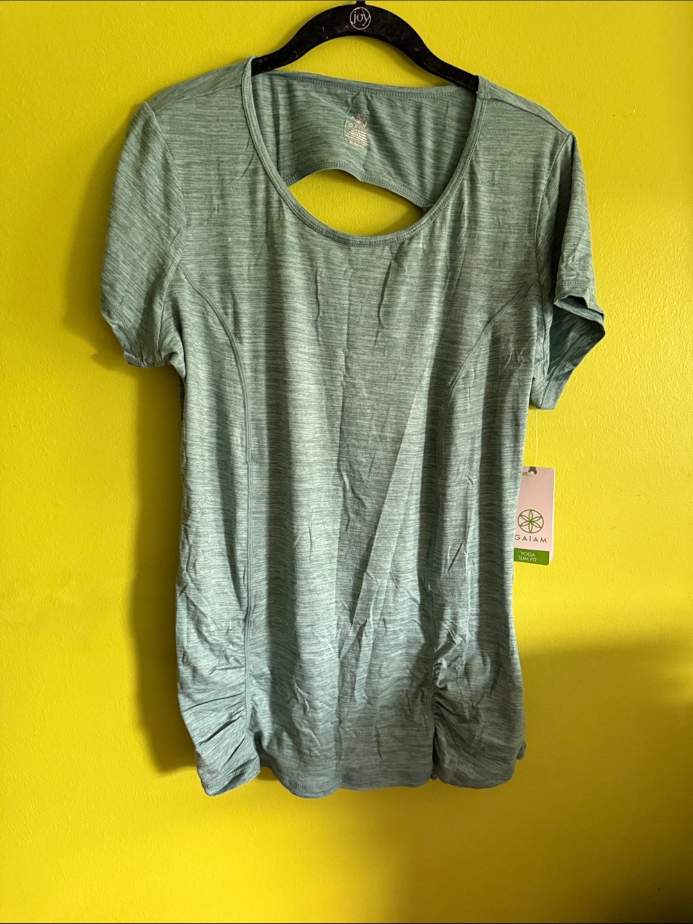 NWT Gaiam Green Yoga Activewear Workout Top Shirt Size XL